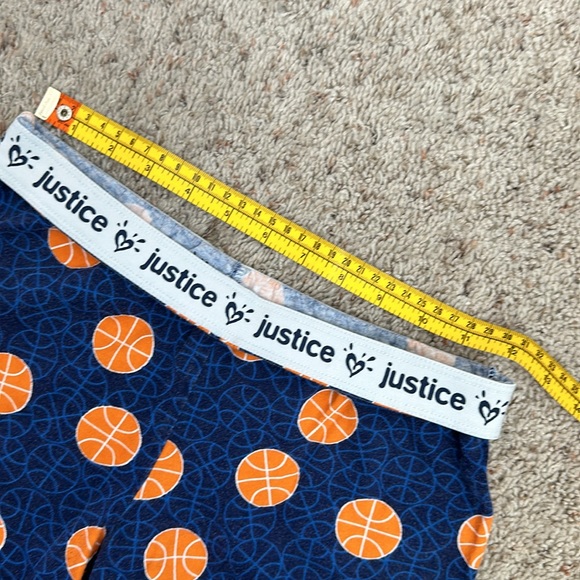 GIRLS Justice basketball sleep shorts size 14 - Picture 3 of 8
